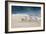 Shorebirds on Sand I Blue-Danhui Nai-Framed Art Print