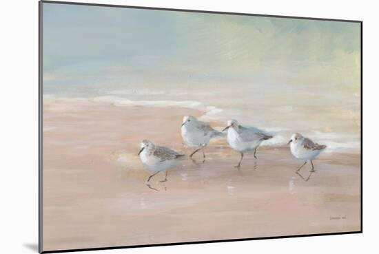 Shorebirds on the Sand I-Danhui Nai-Mounted Art Print