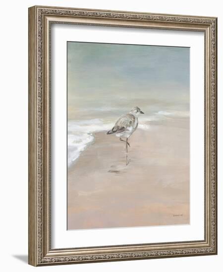 Shorebirds on the Sand II-Danhui Nai-Framed Art Print