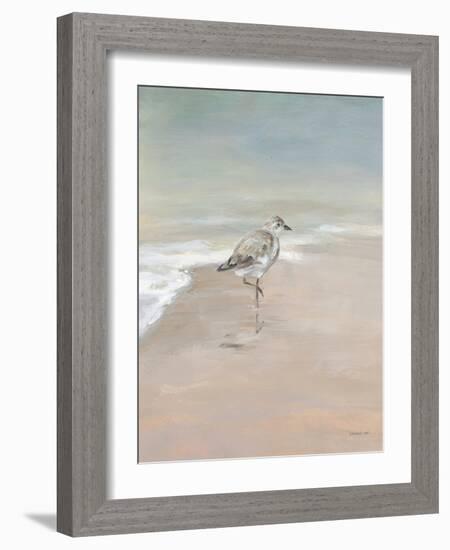 Shorebirds on the Sand II-Danhui Nai-Framed Art Print