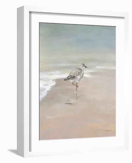 Shorebirds on the Sand II-Danhui Nai-Framed Art Print