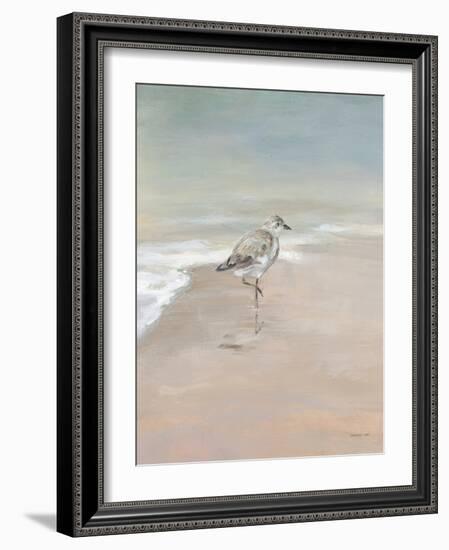 Shorebirds on the Sand II-Danhui Nai-Framed Art Print