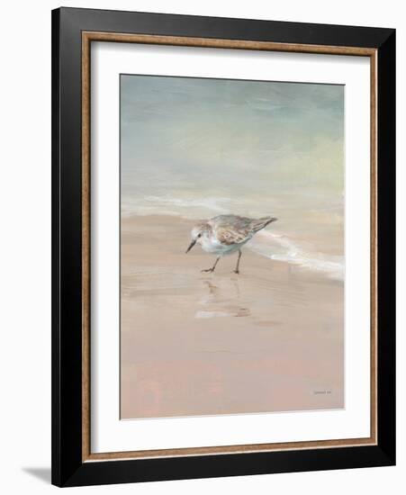 Shorebirds on the Sand III-Danhui Nai-Framed Art Print