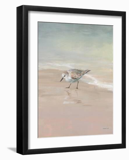 Shorebirds on the Sand III-Danhui Nai-Framed Art Print