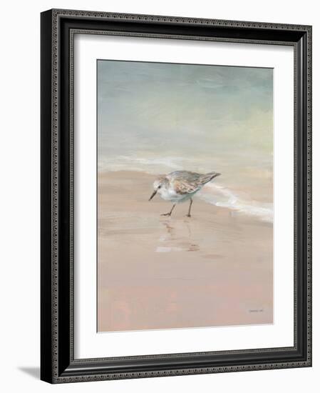 Shorebirds on the Sand III-Danhui Nai-Framed Art Print