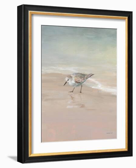 Shorebirds on the Sand III-Danhui Nai-Framed Art Print