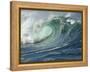 Shorebreak Waves in Waimea Bay-Rick Doyle-Framed Premier Image Canvas
