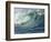 Shorebreak Waves in Waimea Bay-Rick Doyle-Framed Photographic Print