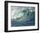 Shorebreak Waves in Waimea Bay-Rick Doyle-Framed Photographic Print