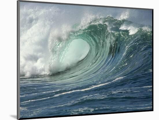 Shorebreak Waves in Waimea Bay-Rick Doyle-Mounted Photographic Print