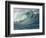 Shorebreak Waves in Waimea Bay-Rick Doyle-Framed Photographic Print