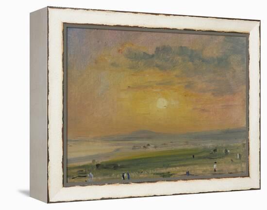 Shoreham Bay, Evening Sunset-John Constable-Framed Premier Image Canvas