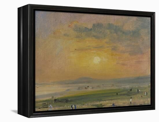 Shoreham Bay, Evening Sunset-John Constable-Framed Premier Image Canvas