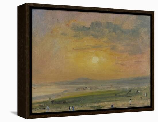 Shoreham Bay, Evening Sunset-John Constable-Framed Premier Image Canvas