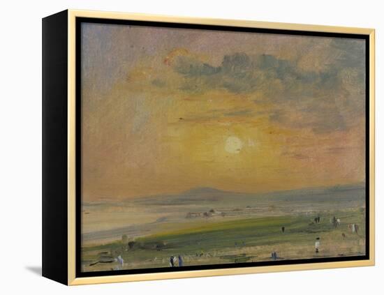 Shoreham Bay, Evening Sunset-John Constable-Framed Premier Image Canvas