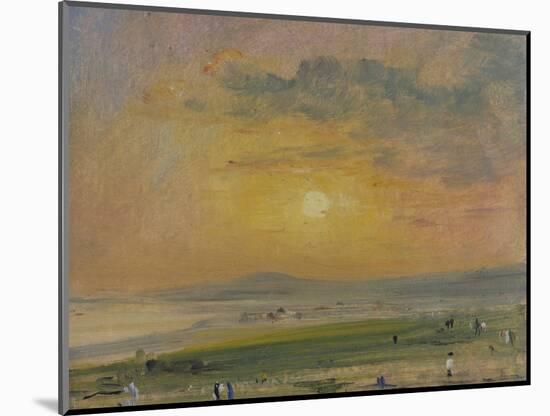 Shoreham Bay, Evening Sunset-John Constable-Mounted Premium Giclee Print