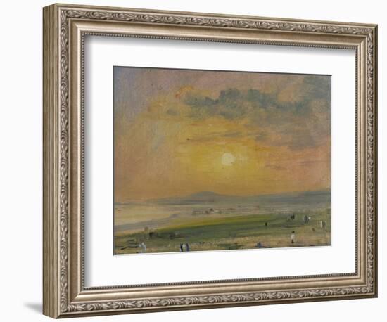 Shoreham Bay, Evening Sunset-John Constable-Framed Giclee Print