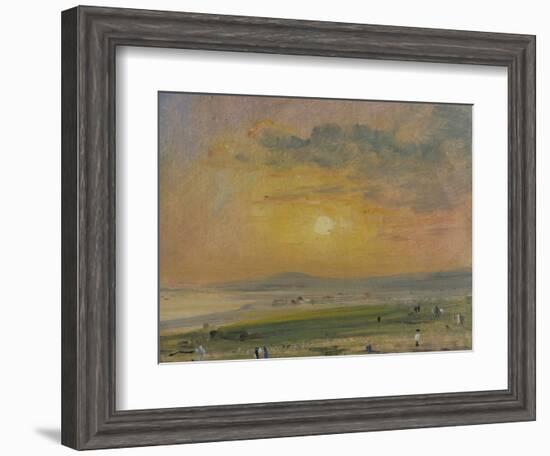 Shoreham Bay, Evening Sunset-John Constable-Framed Giclee Print