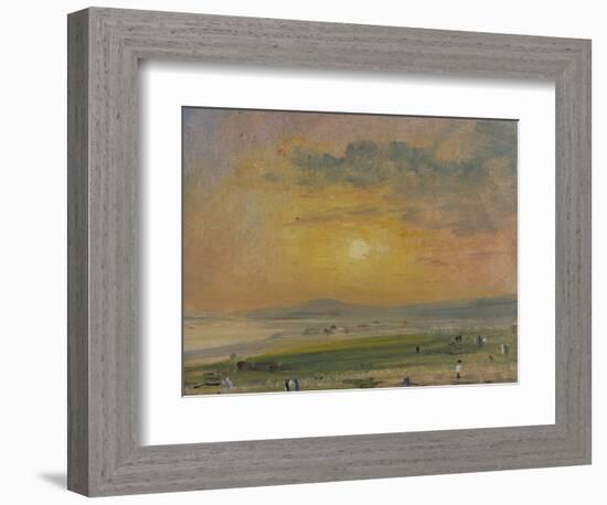 Shoreham Bay, Evening Sunset-John Constable-Framed Giclee Print