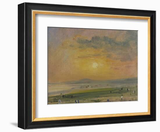 Shoreham Bay, Evening Sunset-John Constable-Framed Giclee Print