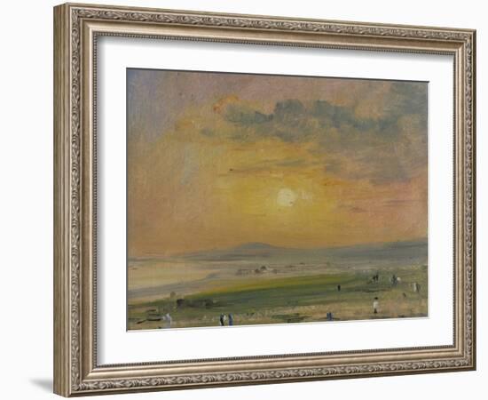 Shoreham Bay, Evening Sunset-John Constable-Framed Giclee Print