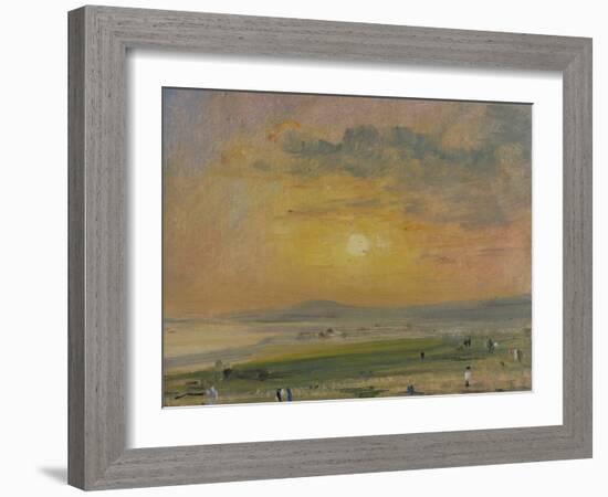 Shoreham Bay, Evening Sunset-John Constable-Framed Giclee Print