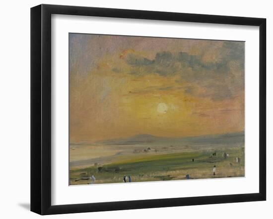Shoreham Bay, Evening Sunset-John Constable-Framed Giclee Print