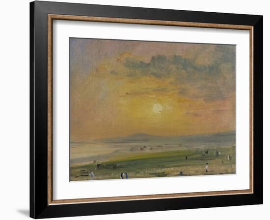 Shoreham Bay, Evening Sunset-John Constable-Framed Giclee Print