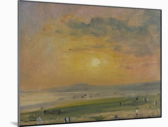 Shoreham Bay, Evening Sunset-John Constable-Mounted Giclee Print