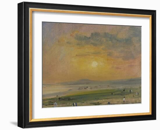 Shoreham Bay, Evening Sunset-John Constable-Framed Giclee Print