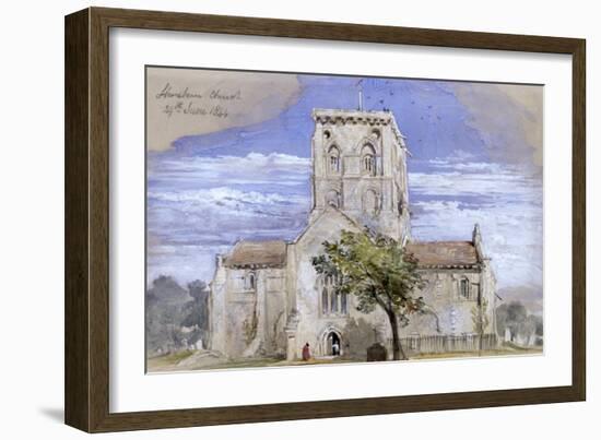 Shoreham Church, Kent, 1844-John Gilbert-Framed Giclee Print