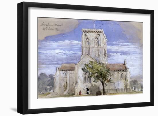 Shoreham Church, Kent, 1844-John Gilbert-Framed Giclee Print