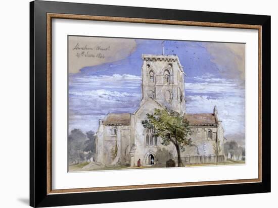 Shoreham Church, Kent, 1844-John Gilbert-Framed Giclee Print