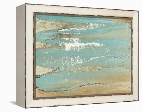 Shoreline Abstract-Megan Morris-Framed Stretched Canvas