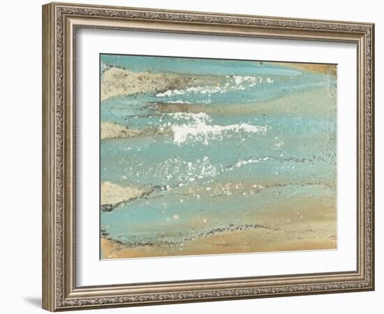 Shoreline Abstract-Megan Morris-Framed Art Print