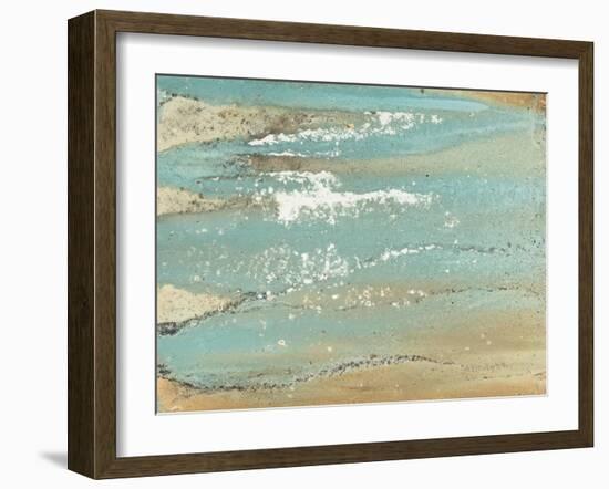 Shoreline Abstract-Megan Morris-Framed Art Print