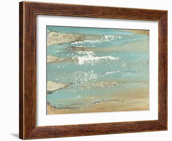 Shoreline Abstract-Megan Morris-Framed Art Print