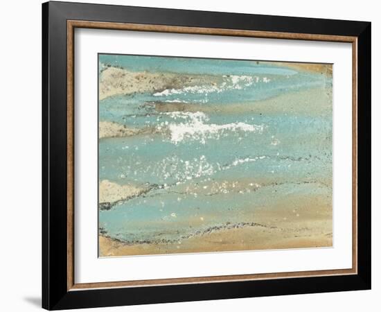 Shoreline Abstract-Megan Morris-Framed Art Print