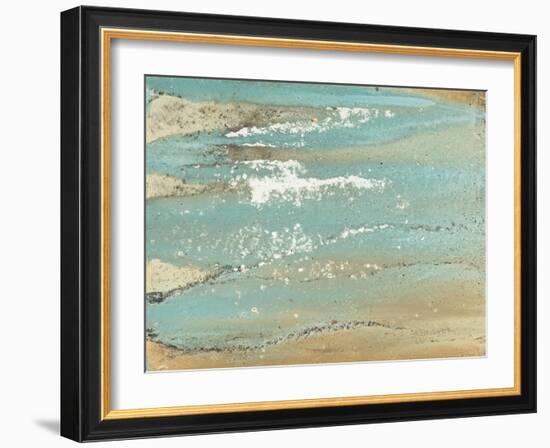 Shoreline Abstract-Megan Morris-Framed Art Print