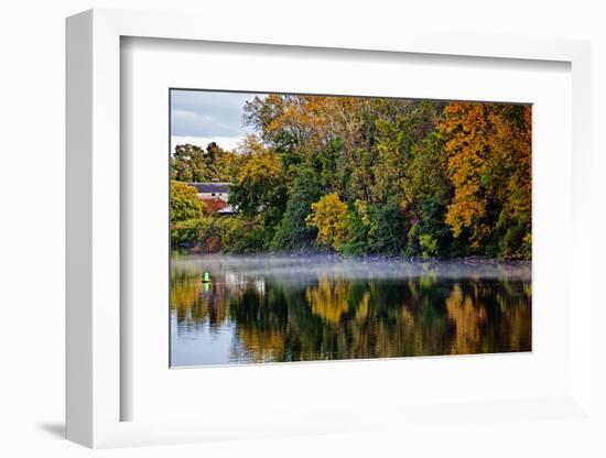 Shoreline Along the Mohawk River, Erie Canal System, New York, USA-Joe Restuccia III-Framed Photographic Print