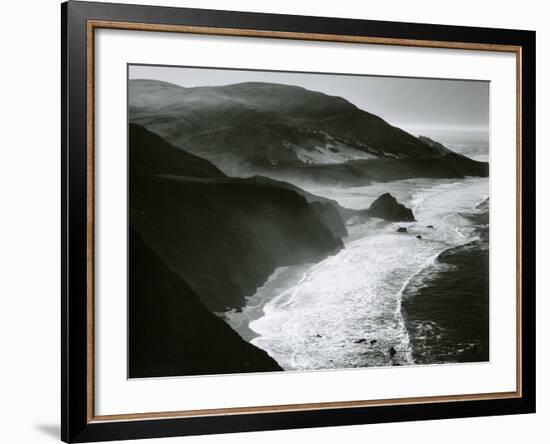 Shoreline, Big Sur, c. 1970-Brett Weston-Framed Photographic Print