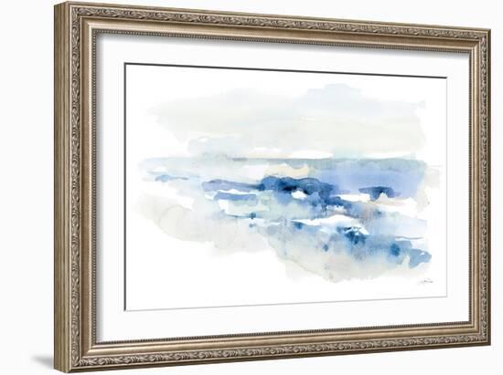 Shoreline Blues II-Katrina Pete-Framed Art Print