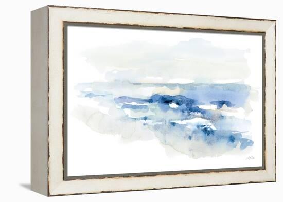 Shoreline Blues II-Katrina Pete-Framed Stretched Canvas