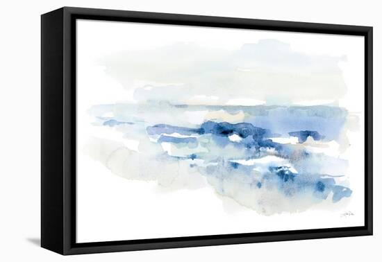 Shoreline Blues II-Katrina Pete-Framed Stretched Canvas