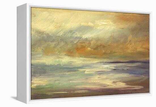 Shoreline I-Sheila Finch-Framed Stretched Canvas