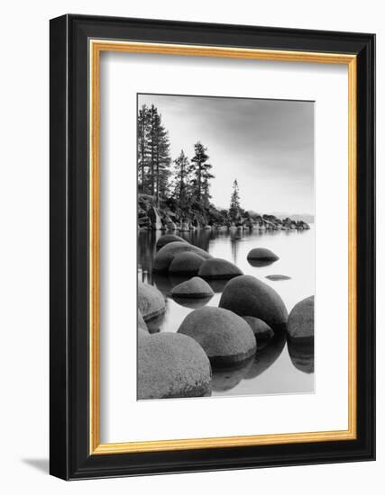 Shoreline, Lake Tahoe-null-Framed Premium Giclee Print