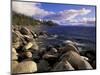 Shoreline of Boulders, Lake Tahoe, California, USA-Adam Jones-Mounted Photographic Print