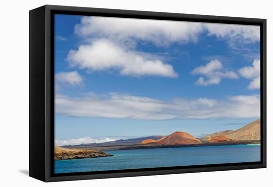 Shoreline of Santiago Island, Galapagos Islands, Ecuador.-Adam Jones-Framed Premier Image Canvas