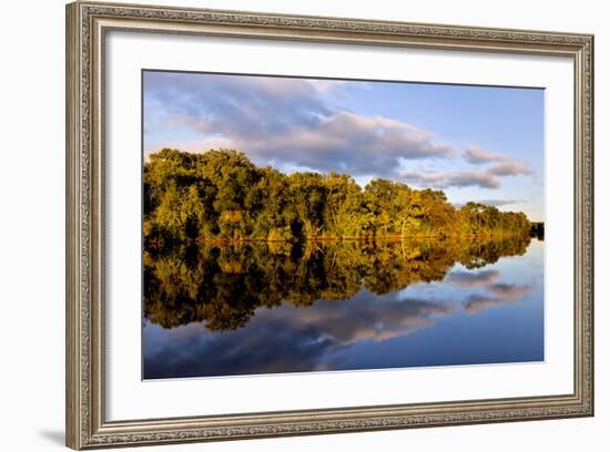 Shoreline of the Erie Canal in Fultonville, New York, USA-Joe Restuccia III-Framed Photographic Print