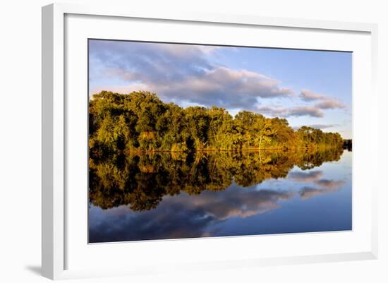 Shoreline of the Erie Canal in Fultonville, New York, USA-Joe Restuccia III-Framed Photographic Print